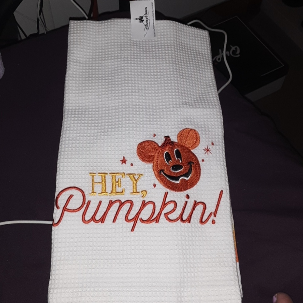 Disney Halloween kitchen towel